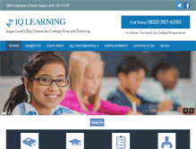 Tablet Screenshot of iq-learning.com